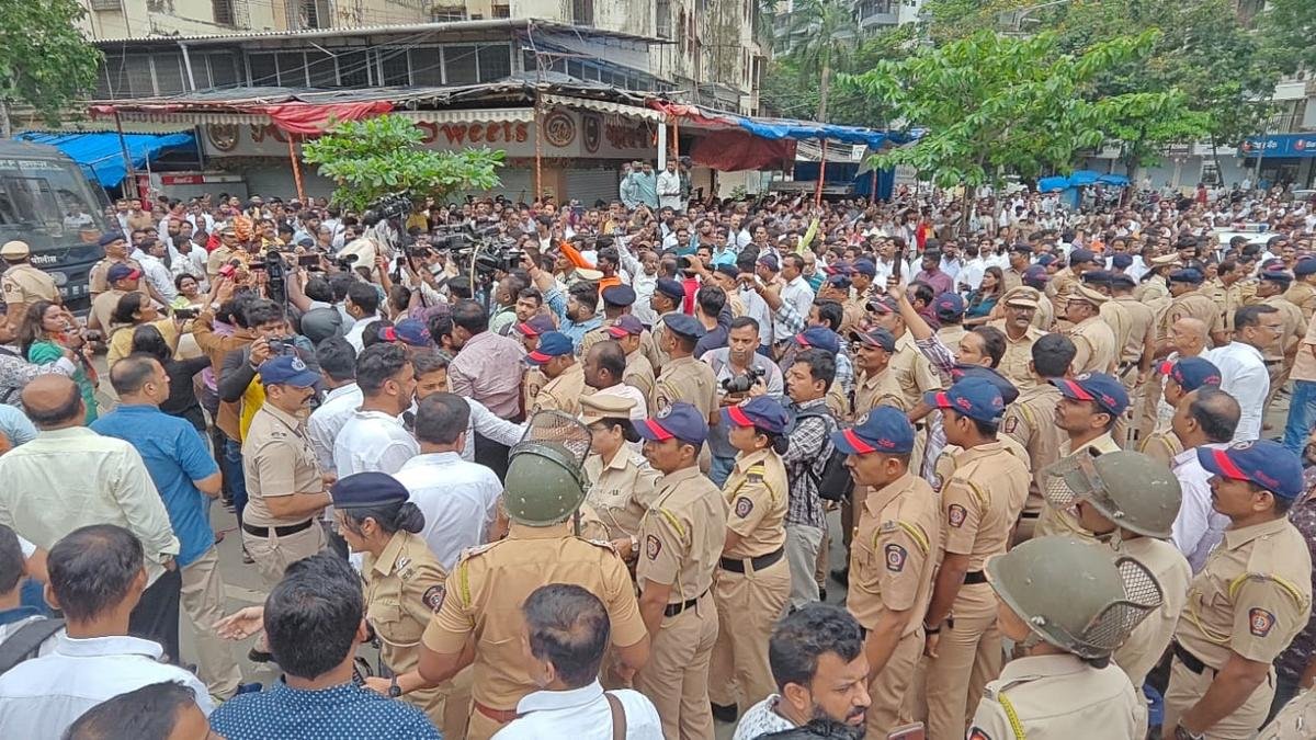 "Sena Minister heckled during MNS’s Marathi pride rally in Mira-Bhayandar as tensions rise over language row"
